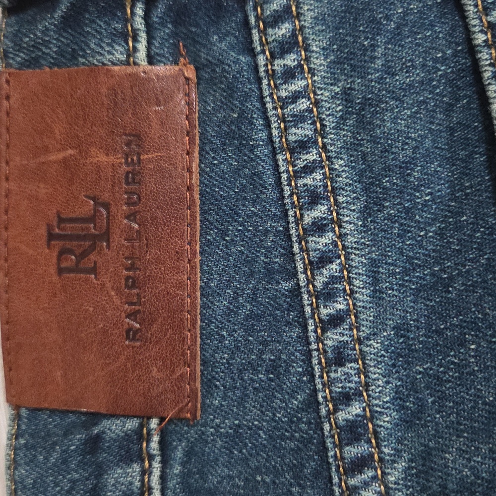 Ralph Lauren Blue Denim Jeans with Brown Label - Picture 6 of 7